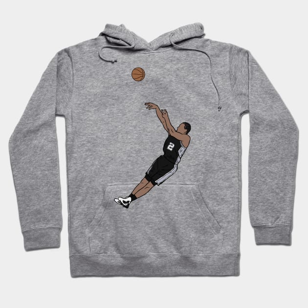 Kawhi Leonard Fadeaway Meme Hoodie by rattraptees